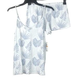 Flora by Flora Nikrooz Valerie Lightweight Cami & Shorts Pajama Set Gray Large